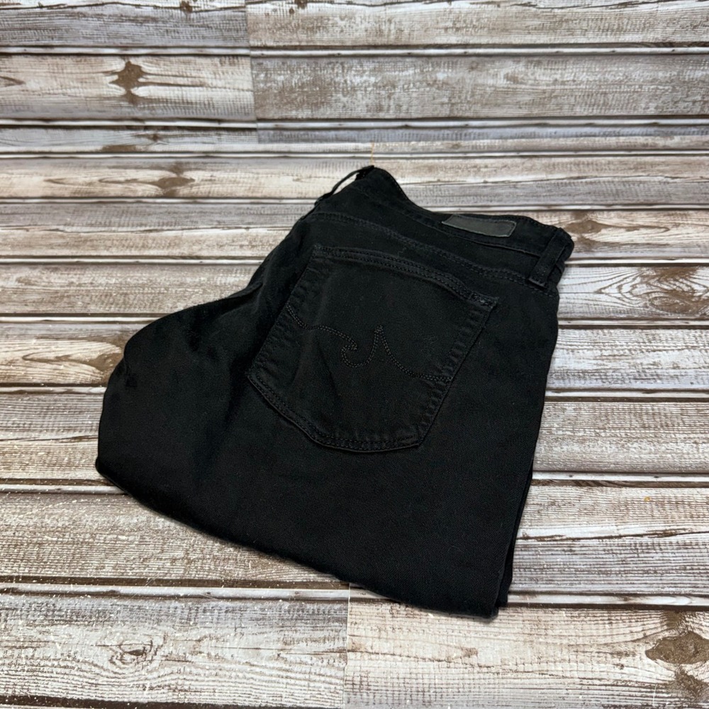AG Adriano‎ Goldschmied The Farrah Skinny Ankle Jeans Womens 27R Black High Rise